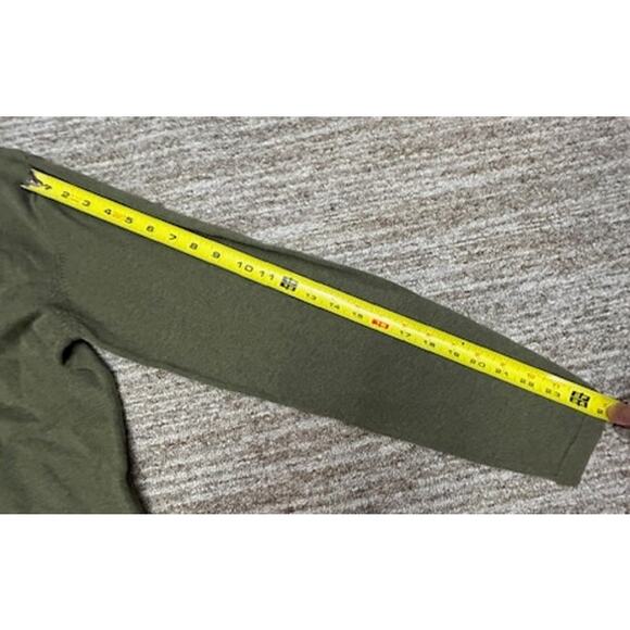 Woolrich Laurel Green 100% Cotton Turtleneck Womens Lightweight Sweater Size L - Picture 3 of 7